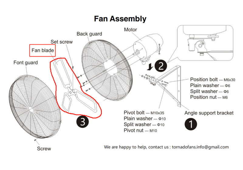 Blade of HI-FAN-24MOWF-A-1P